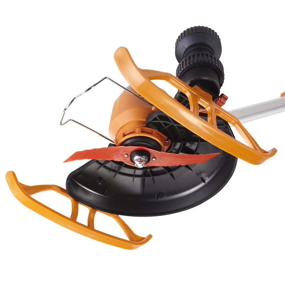 Akku-Rasentrimmer mit Führungskufen