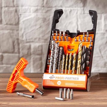 50-teiliger Bohrer- und Bitsatz