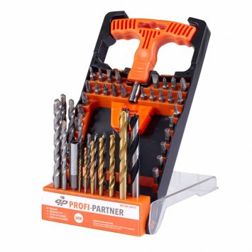 50-teiliger Bohrer- und Bitsatz