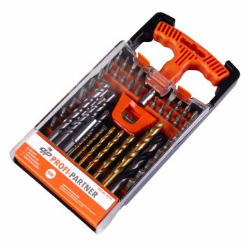 50-teiliger Bohrer- und Bitsatz