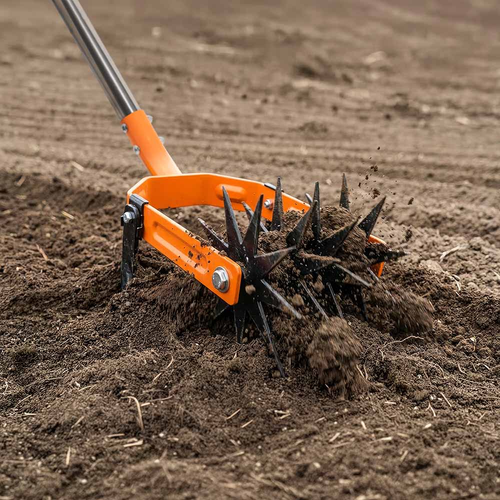 2-in-1 Gartenfräse mit Jätmesser