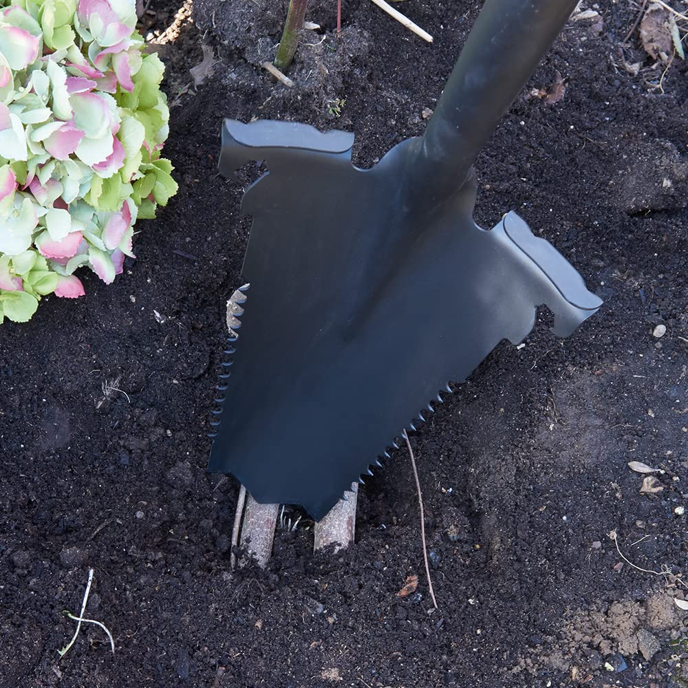 Spaten mit Wurzelsäge